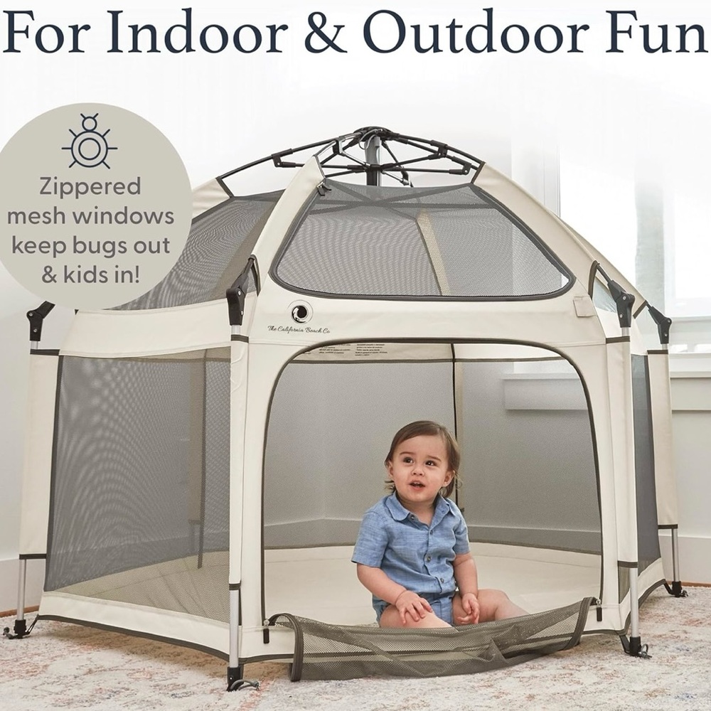 California Beach Co. Pop N' Go Playpen Tent - Picture 2 of 3